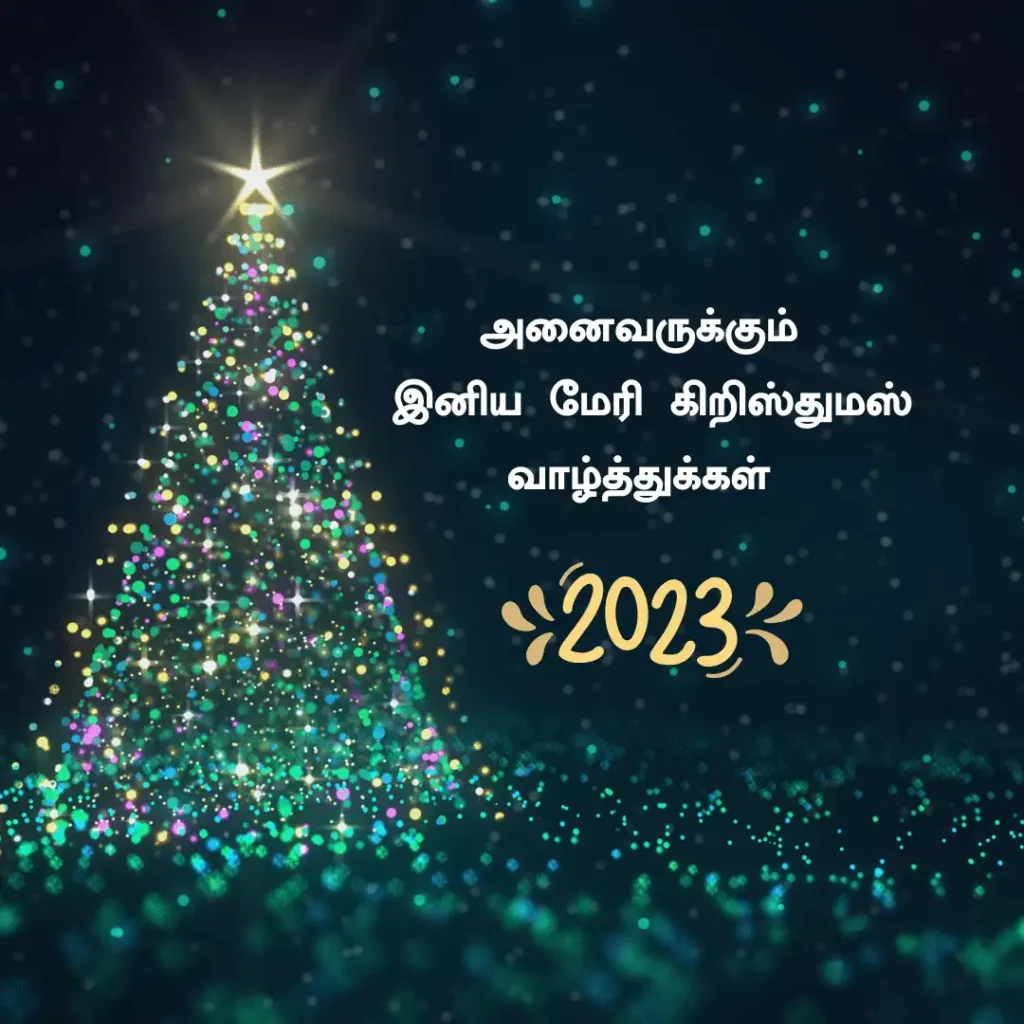 Happy Christmas in Tamil