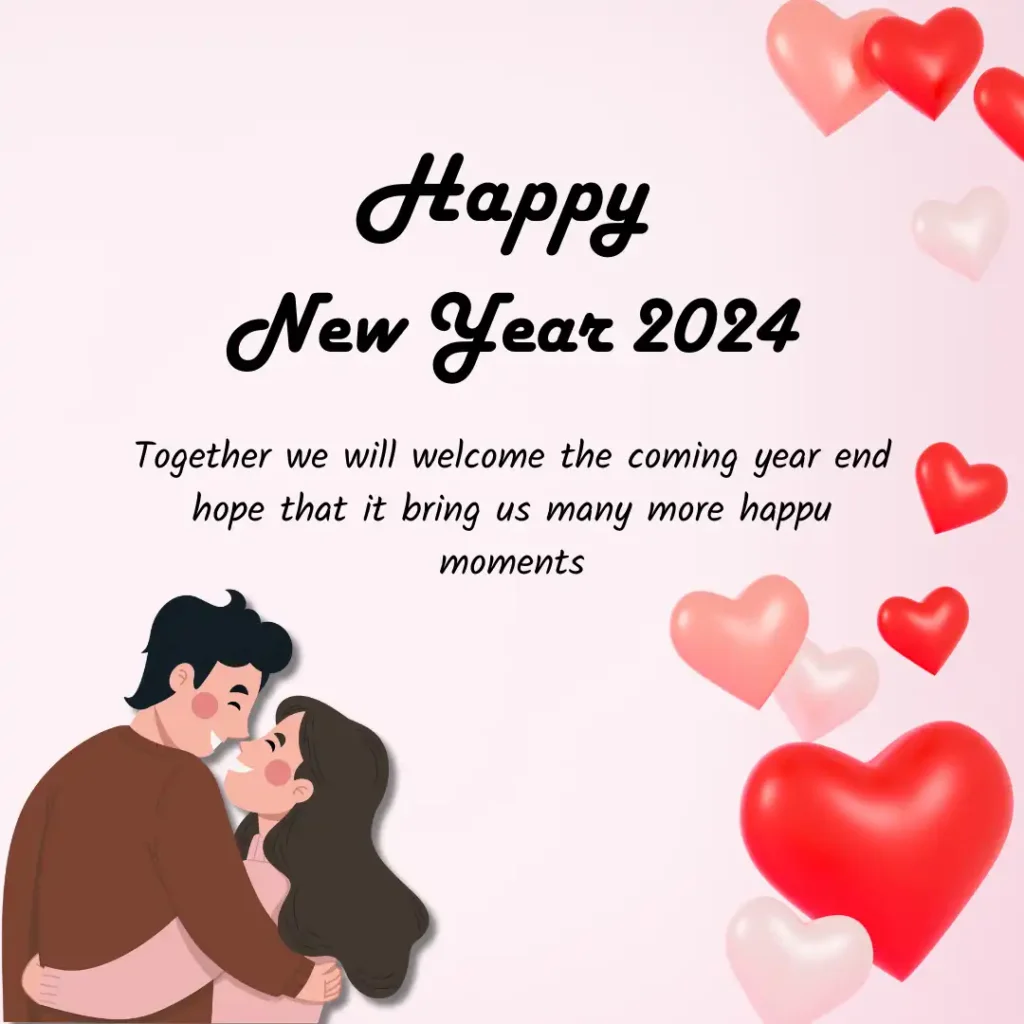 Happy New Year 2024 Wishes for Love