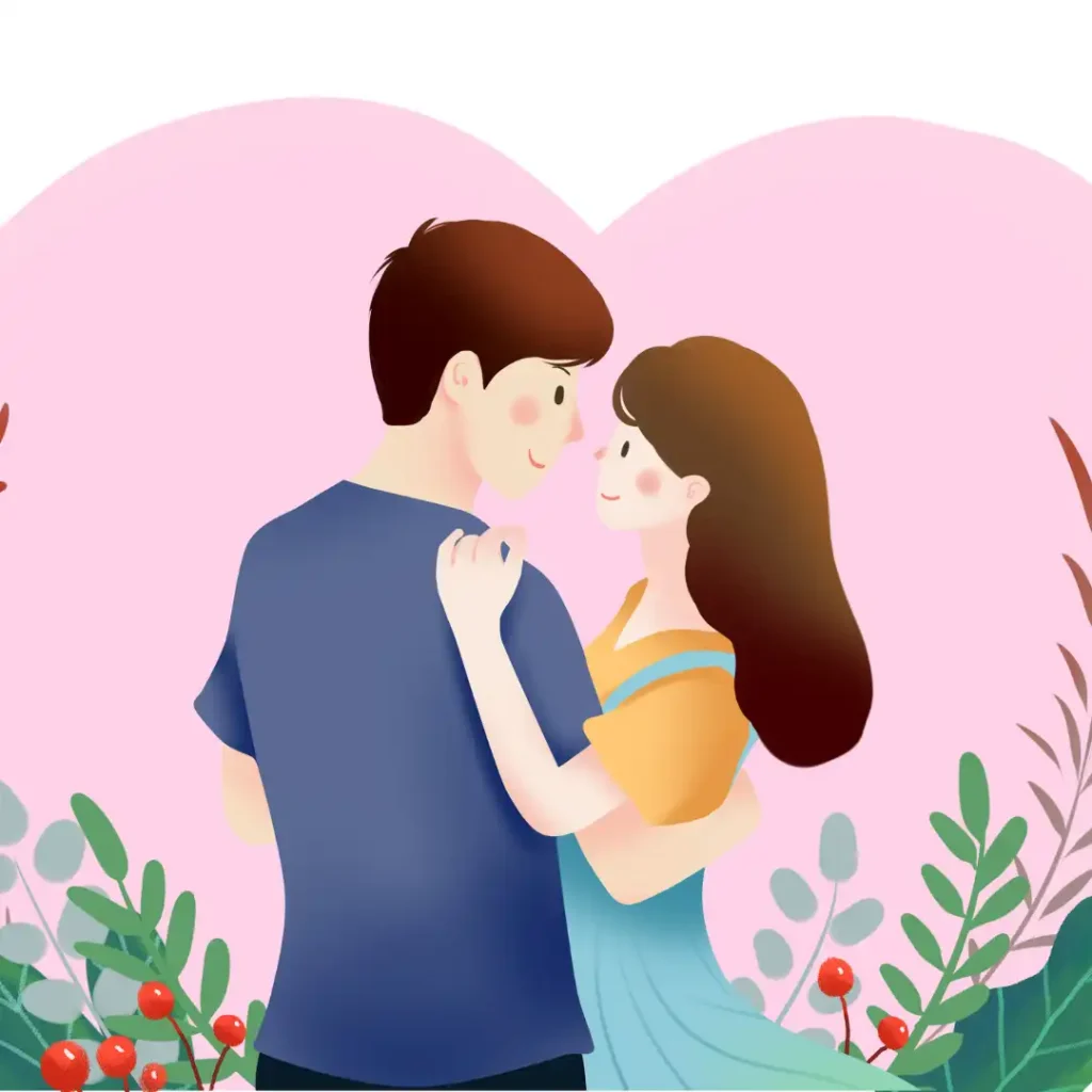 Romantic Love dp for Instagram Cartoon